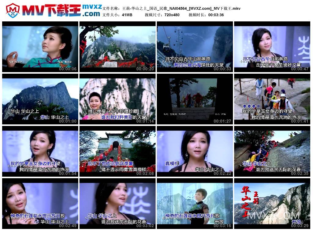 王莉-华山之上_国语_民歌_NAI04564